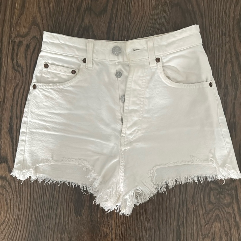 Zara High Rise Jean Shorts
